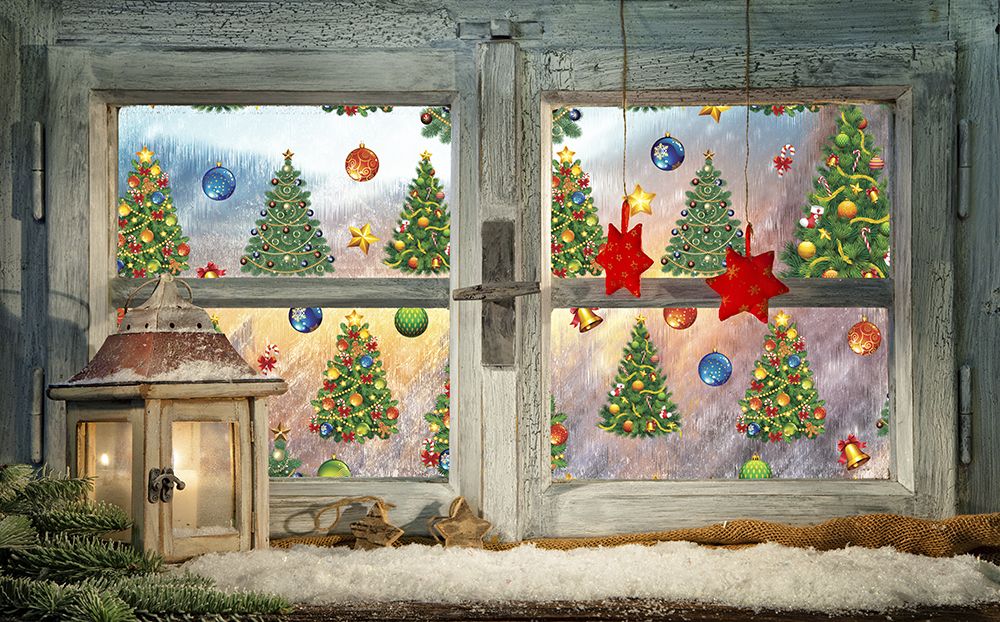 holiday decorative window film san diego