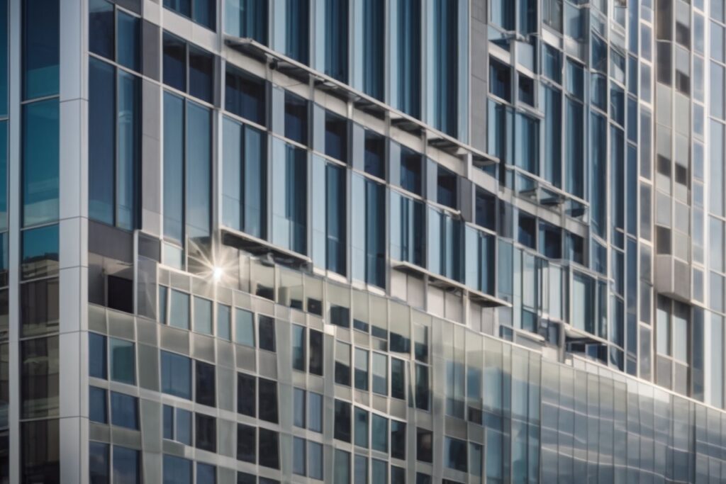 San Diego commercial building with solar control window films