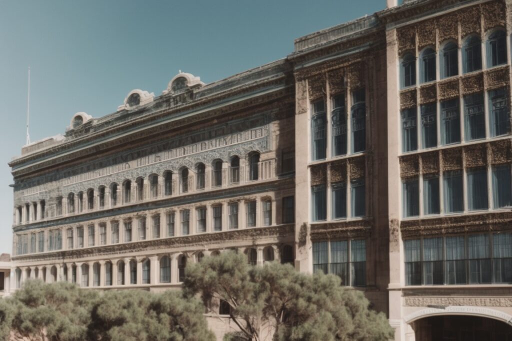 San Diego historical building with energy-efficient window film